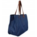 9220- NAVY CANVAS TOTE BAG